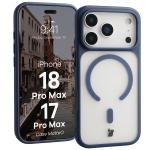 Husa Bizon MatteO cu MagSafe compatibila cu iPhone 18 Pro Max / 17 Pro Max, Dark Blue 3 - lerato.ro