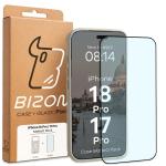 Kit protectie 2 in 1 BizonMobile, Carcasa Bizon MatteO si Folie sticla securizata Bizon Glass Edge, compatibil cu iPhone 18 Pro / 17 Pro, Bej 10 - lerato.ro