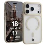 Husa Bizon MatteO cu MagSafe compatibila cu iPhone 18 Pro Max / 17 Pro Max, Bej 3 - lerato.ro