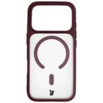 Kit protectie 2 in 1 BizonMobile, Carcasa Bizon MatteO si Folie sticla securizata Bizon Glass Edge, compatibil cu iPhone 18 Pro / 17 Pro, Burgundy 2 - lerato.ro