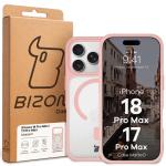 Husa Bizon MatteO cu MagSafe compatibila cu iPhone 18 Pro Max / 17 Pro Max, Roz 8 - lerato.ro