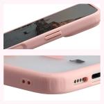 Kit protectie 2 in 1 BizonMobile, Carcasa Bizon MatteO si Folie sticla securizata Bizon Glass Edge, compatibil cu iPhone 18 Pro / 17 Pro, Roz 7 - lerato.ro