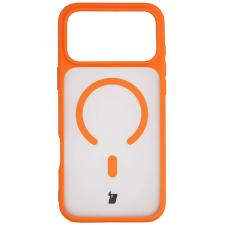 Huse si carcase iPhone 17 Pro Max, Husa Bizon MatteO cu MagSafe compatibila cu iPhone 18 Pro Max / 17 Pro Max, Portocaliu, lerato.ro