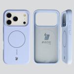 Carcasa Bizon Soft compatibila cu iPhone 18 Pro / 17 Pro, Albastru 6 - lerato.ro