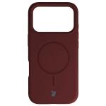 Carcasa Bizon Soft compatibila cu iPhone 18 Pro / 17 Pro, Burgundy 2 - lerato.ro