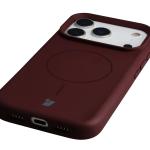 Carcasa Bizon Soft compatibila cu iPhone 18 Pro / 17 Pro, Burgundy 4 - lerato.ro