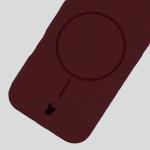 Carcasa Bizon Soft compatibila cu iPhone 18 Pro / 17 Pro, Burgundy 8 - lerato.ro