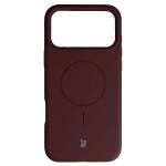 Carcasa Bizon Soft cu MagSafe compatibila cu iPhone 18 Pro Max / 17 Pro Max, Burgundy 2 - lerato.ro