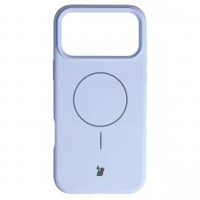 Carcasa Bizon Soft cu MagSafe compatibila cu iPhone 18 Pro Max / 17 Pro Max, Light Blue