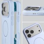 Carcasa Bizon Soft cu MagSafe compatibila cu iPhone 18 Pro Max / 17 Pro Max, Light Blue 7 - lerato.ro