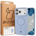 Carcasa Bizon Soft cu MagSafe compatibila cu iPhone 18 Pro Max / 17 Pro Max, Light Blue 9 - lerato.ro