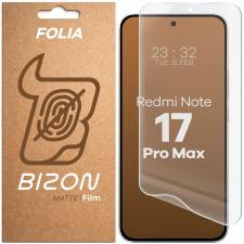 Folii protectie telefoane, Folie protectie Bizon Film Matte compatibila cu Xiaomi Redmi Note 17 Pro Max, Transparent, lerato.ro