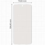 Folie protectie Bizon Film Matte compatibila cu Oppo Reno 16 F / 16 FS, Transparent 3 - lerato.ro