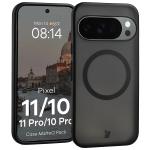 Kit protectie 2 in 1 BizonMobile, Carcasa Bizon MatteO si Folie sticla securizata Bizon Glass Edge, compatibil cu Google Pixel 11 Pro / 11 / 10 Pro / 10, Negru 4 - lerato.ro