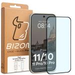 Kit protectie 2 in 1 BizonMobile, Carcasa Bizon MatteO si Folie sticla securizata Bizon Glass Edge, compatibil cu Google Pixel 11 Pro / 11 / 10 Pro / 10, Bej 10 - lerato.ro