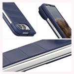 Carcasa Bizon Tur compatibila cu iPhone Duo, Dark Blue 8 - lerato.ro