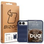 Carcasa Bizon Tur compatibila cu iPhone Duo, Dark Blue 9 - lerato.ro