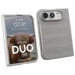 Carcasa Bizon Tur compatibila cu iPhone Duo, Light Grey 3 - lerato.ro