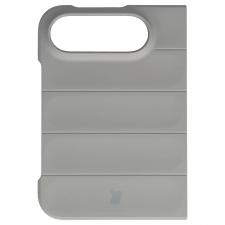Huse si carcase iPhone Duo, Carcasa Bizon Tur compatibila cu iPhone Duo, Light Grey, lerato.ro