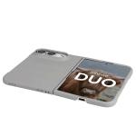 Carcasa Bizon Tur compatibila cu iPhone Duo, Light Grey 4 - lerato.ro