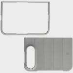Carcasa Bizon Tur compatibila cu iPhone Duo, Light Grey 7 - lerato.ro