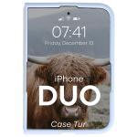 Carcasa Bizon Tur compatibila cu iPhone Duo, Light Blue 6 - lerato.ro