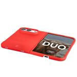 Carcasa Bizon Tur compatibila cu iPhone Duo, Rosu 4 - lerato.ro