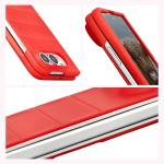 Carcasa Bizon Tur compatibila cu iPhone Duo, Rosu 8 - lerato.ro