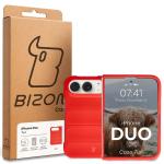 Carcasa Bizon Tur compatibila cu iPhone Duo, Rosu 9 - lerato.ro
