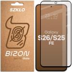 Folie sticla securizata Bizon Glass Matte compatibila cu Samsung Galaxy S26 FE / S25 FE, Negru 2 - lerato.ro