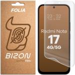 Folie protectie Bizon Film Matte compatibila cu Xiaomi Redmi Note 17 4G, Transparent 2 - lerato.ro