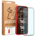 Kit protectie 2 in 1 BizonMobile, Carcasa Bizon Tur si Folie sticla securizata Bizon Glass Edge, compatibil cu Oppo Reno 16 / Reno 16 Pro, Rosu 11 - lerato.ro