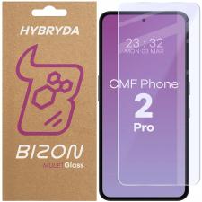 Folii CMF Phone (2) Pro, Folie protectie display Bizon Glass Mule compatibila cu Nothing CMF Phone 2 Pro, Transparent, lerato.ro