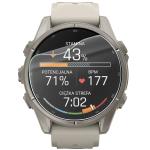 Set 3 folii protectie Bizon Watch HydroFlex compatibile cu Garmin Fenix 9 (43mm), Transparent 3 - lerato.ro