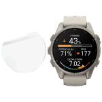 Set 3 folii protectie Bizon Watch HydroFlex compatibile cu Garmin Fenix 9 (43mm), Transparent 5 - lerato.ro