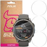 Set 3 folii protectie Bizon Watch HydroFlex compatibile cu Garmin Fenix 9 (47mm), Transparent 2 - lerato.ro