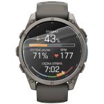 Set 3 folii protectie Bizon Watch HydroFlex compatibile cu Garmin Fenix 9 (47mm), Transparent 3 - lerato.ro