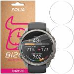 Set 3 folii protectie Bizon Watch HydroFlex compatibile cu Garmin Fenix 9 Pro (51mm), Transparent 2 - lerato.ro
