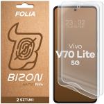 Set 2 folii protectie Bizon Film Matte Duo compatibile cu Vivo V70 Lite 5G, Transparent 2 - lerato.ro