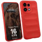 Kit protectie 2 in 1 BizonMobile, Carcasa Bizon Tur si Folie sticla securizata Bizon Glass Edge, compatibil cu OPPO Reno 16 F / FS, Rosu 4 - lerato.ro