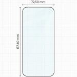 Folie sticla securizata Bizon Glass Edge compatibila cu Oppo Find X10 Pro Max, Negru 3 - lerato.ro
