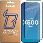 Folie sticla securizata Bizon Glass Edge compatibila cu Vivo X500 Pro, Negru 2 - lerato.ro