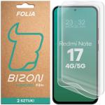 Set 2 folii protectie Bizon Film Hydrogel Duo compatibile cu Xiaomi Redmi Note 17, Transparent 2 - lerato.ro