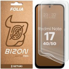 Folii protectie telefoane, Set 2 folii protectie Bizon Film Matte Duo compatibile cu Xiaomi Redmi Note 17, Transparent, lerato.ro