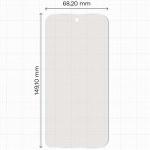 Set 2 folii protectie Bizon Eplikator Film Matte compatibile cu Google Pixel 11 Pro, Transparent 3 - lerato.ro