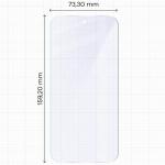 Set 2 folii protectie Bizon Eplikator Hybrid Mule compatibile cu Google Pixel 11 Pro XL, Transparent 3 - lerato.ro