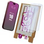 Set 2 folii protectie Bizon Eplikator Hybrid Mule compatibile cu iPhone 18 Pro, Transparent 2 - lerato.ro