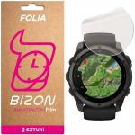 Set 2 folii protectie Bizon Watch Film Matte Duo compatibile cu Garmin Fenix 9 (51mm), Transparent 2 - lerato.ro