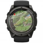 Set 2 folii protectie Bizon Watch Film Matte Duo compatibile cu Garmin Fenix 9 (51mm), Transparent 3 - lerato.ro
