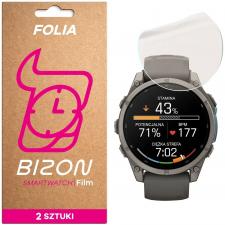Set 2 folii protectie Bizon Watch Film Matte Duo compatibile cu Garmin Fenix 9 (47mm), Transparent